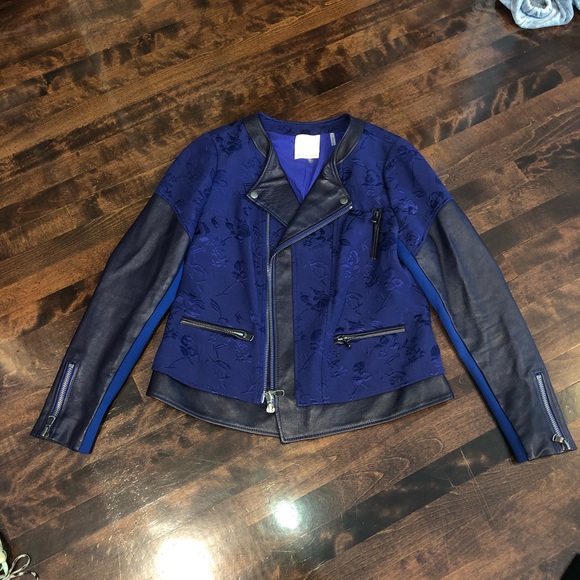 BOGO Rebecca Taylor 100% Real Lamb Leather Jacket - Picture 4 of 16